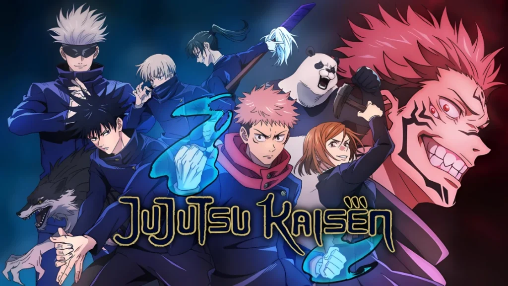 Jujutsu Kaisen premium metal wall art with Yuji, Gojo, and intense cursed energy scenes printed in stunning high-definition quality.