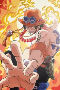 Ace One Piece Original Image Exquisite Metal Poster
