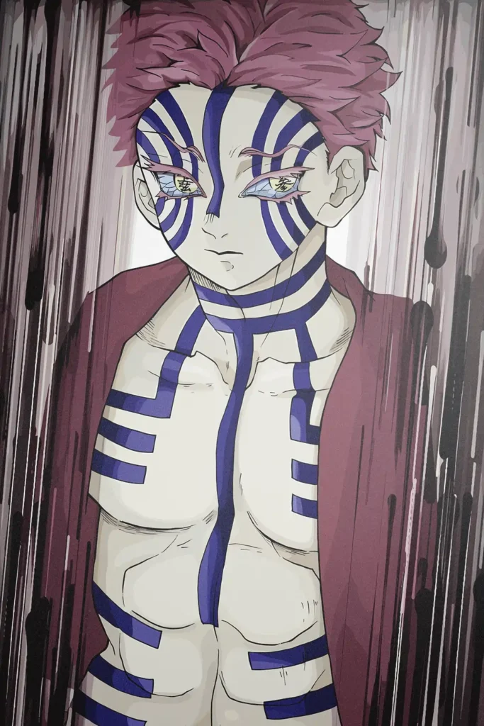 Akaza Demon Slayer Original Image Printed Metal Poster