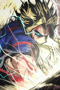 All Might My Hero Academia Original Image Aluminium Metal Poster