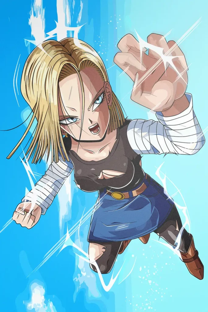Android 18 Posters