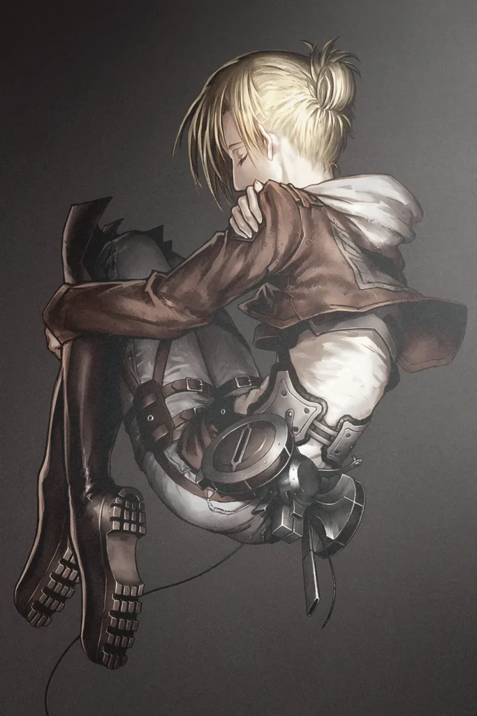 Annie Leonhart Attack On Titan Original Image Bespoke Metal Poster