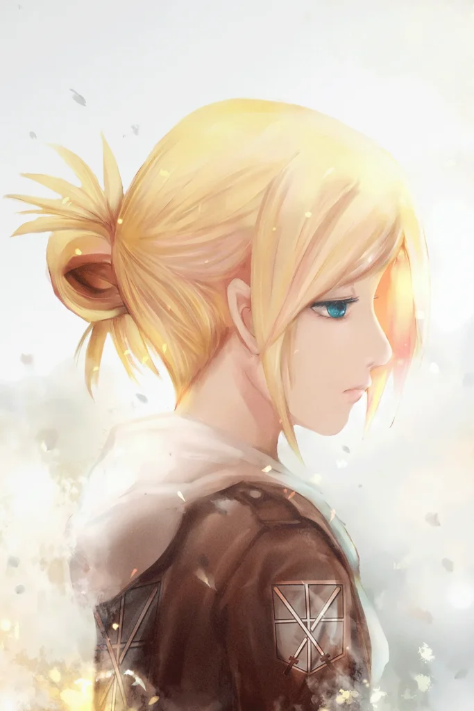 Annie Leonhart Attack On Titan Original Image Bespoke Metal Print Wall Art