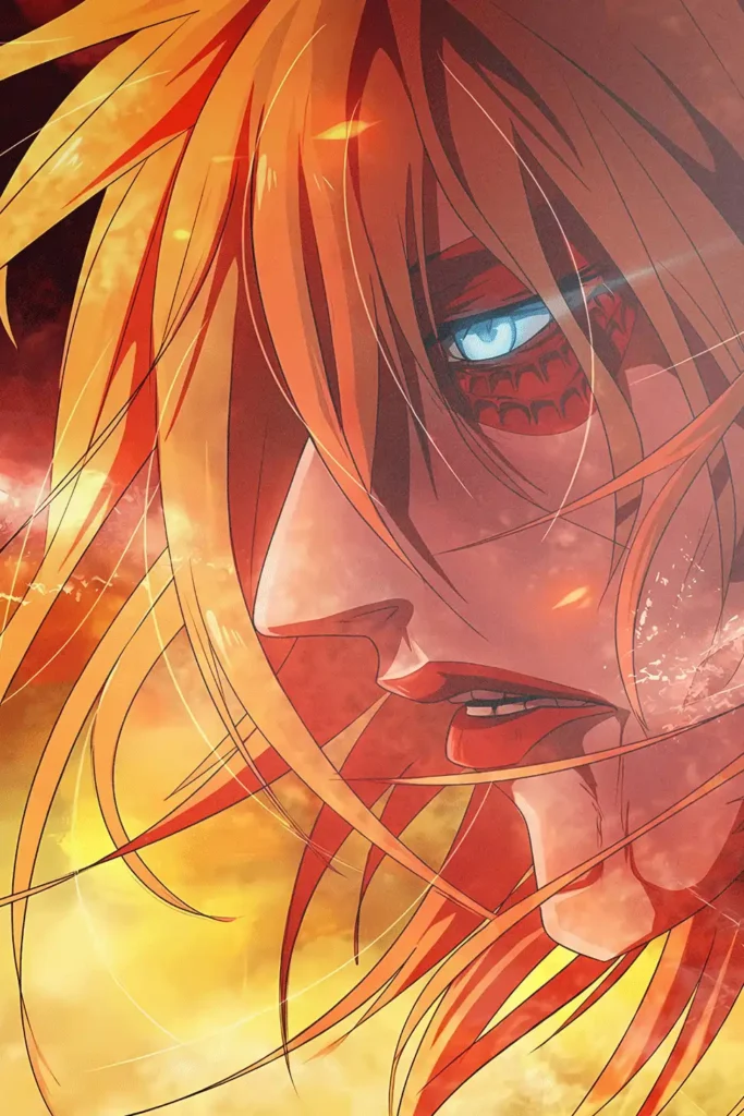 Annie Leonhart Attack On Titan Original Image Bespoke Printed Metal Poster