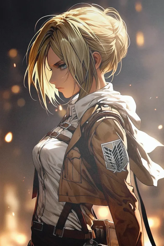 Annie Leonhart Attack On Titan Original Image Exclusive Metal Poster