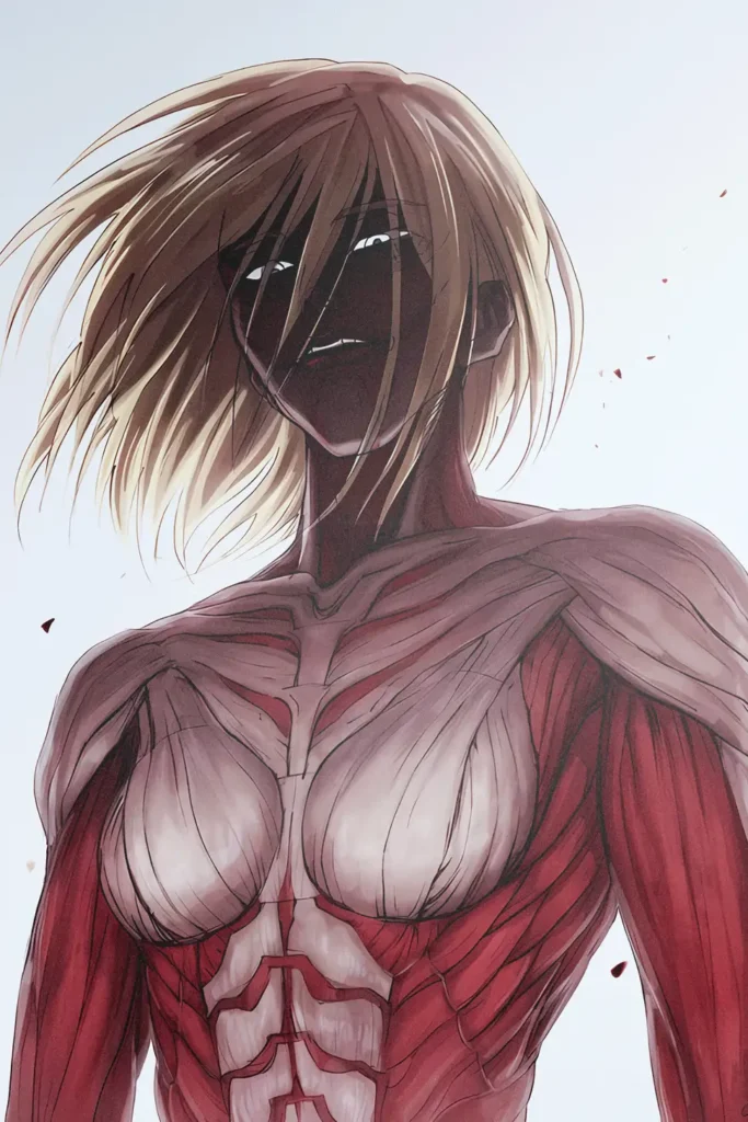Annie Leonhart Attack On Titan Original Image Exquisite Metal Print Poster