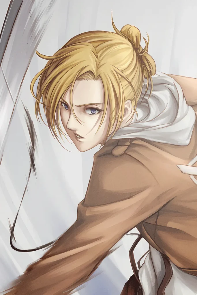 Annie Leonhart Attack On Titan Original Image Exquisite Metal Wall Art Poster
