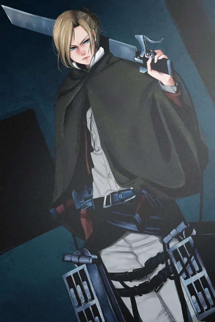 Annie Leonhart Attack On Titan Original Image Exquisite Printed Metal Poster