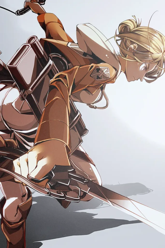 Annie Leonhart Attack On Titan Original Image High Quality Printed Metal Wall Art