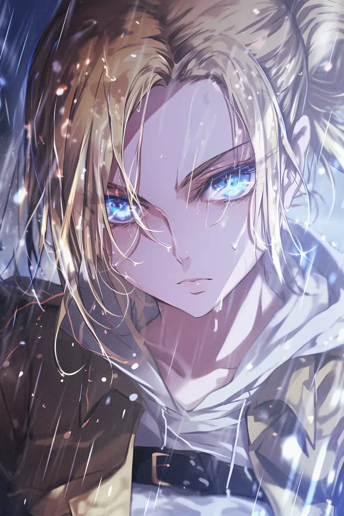 Annie Leonhart Attack On Titan Original Image Metal Print Wall Art