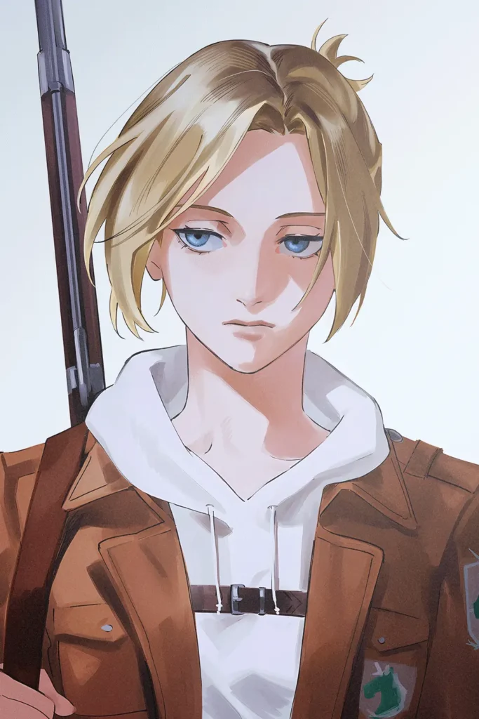Annie Leonhart Attack On Titan Original Image Printed Metal Poster