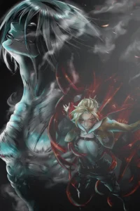 Annie Leonhart Attack On Titan Original Image Stellar Metal Print Poster