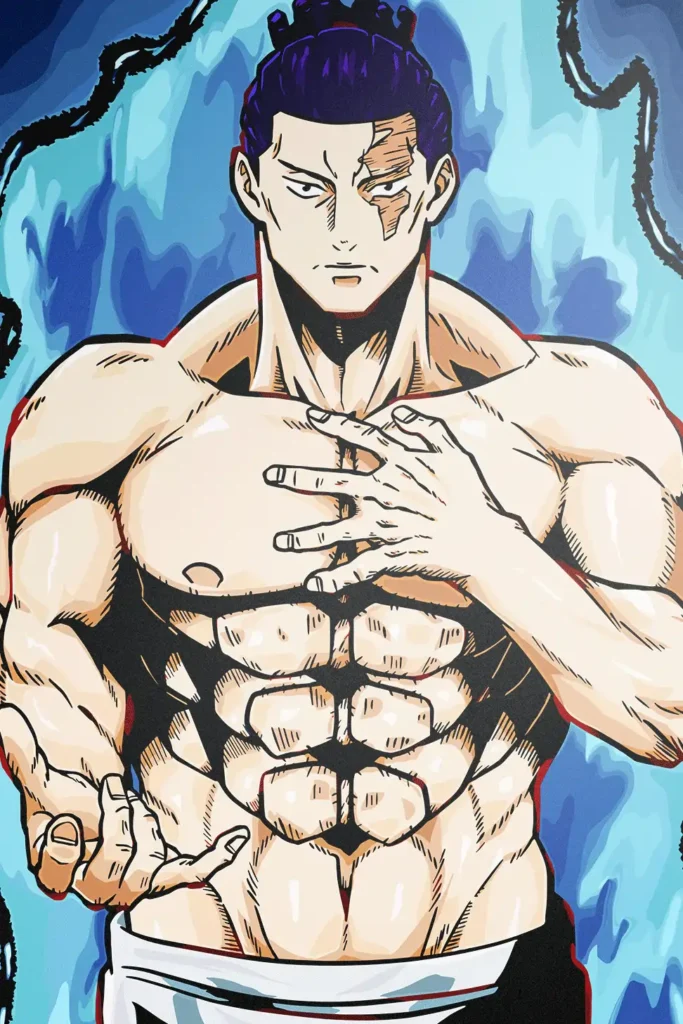 Aoi Todo Jujutsu Kaisen Original Image Exclusive Metal Wall Art