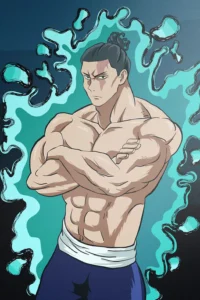 Aoi Todo Jujutsu Kaisen Original Image Printed Metal Wall Art