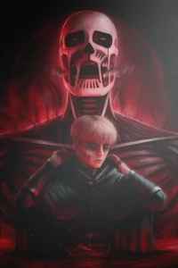 Armin Arlert Attack On Titan Original Image Metal Wall Poster