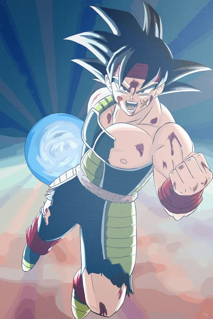 Bardock Dragon Ball Original Image Bespoke Metal Poster