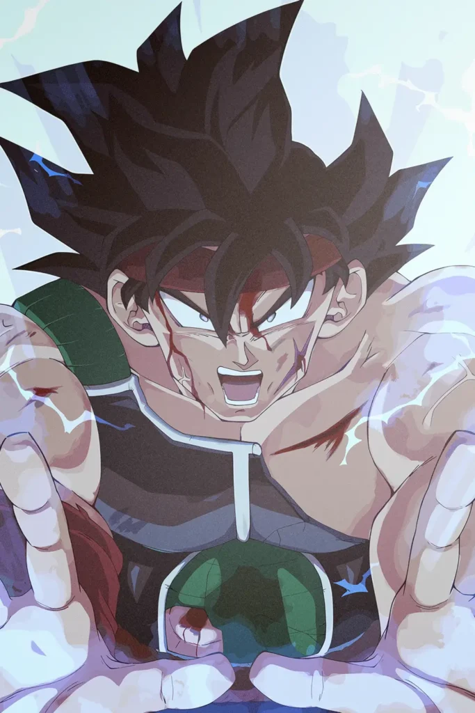 Bardock Dragon Ball Original Image Bespoke Metal Print Wall Art