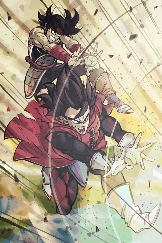 Bardock Dragon Ball Original Image Exquisite Metal Print Wall Art