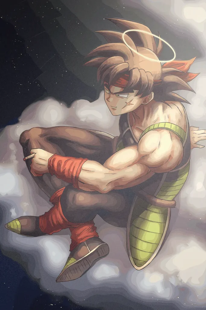 Bardock Dragon Ball Original Image Exquisite Metal Wall Art Poster