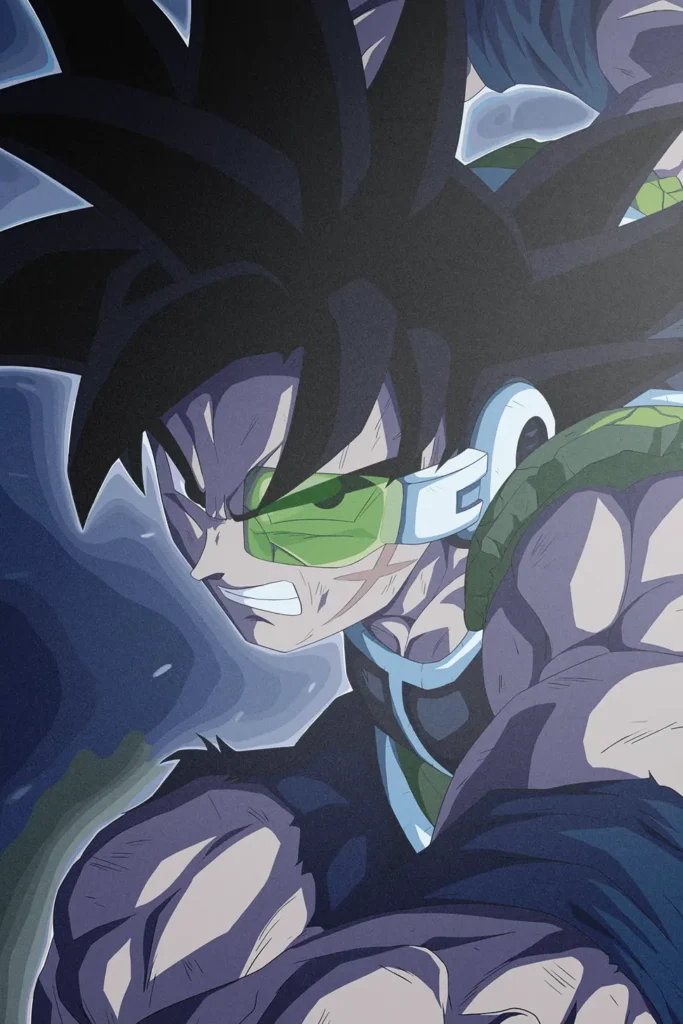 Bardock Dragon Ball Original Image Exquisite Metal Wall Poster