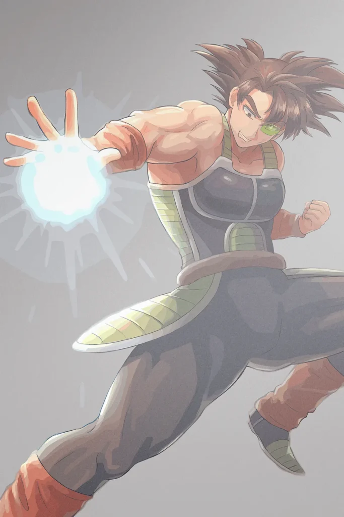 Bardock Dragon Ball Original Image Exquisite Printed Metal Poster