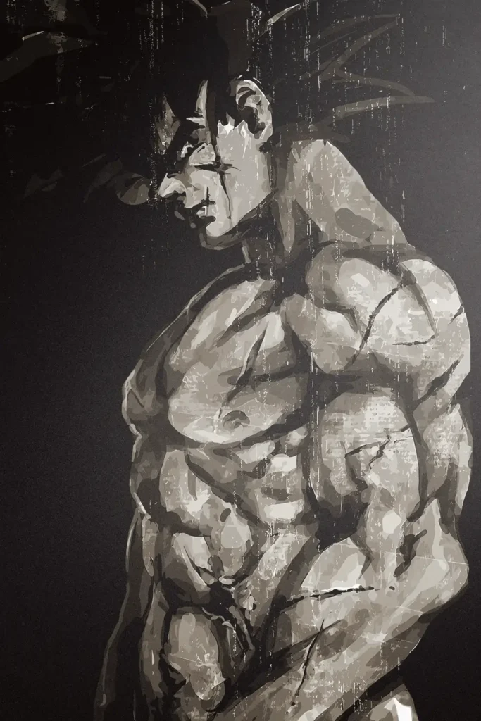 Bardock Dragon Ball Original Image High Quality Aluminium Printed Metal Poster