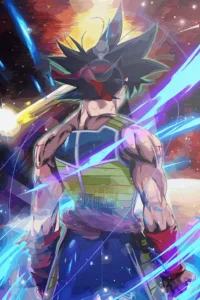 Bardock Dragon Ball Original Image High Quality Metal Poster