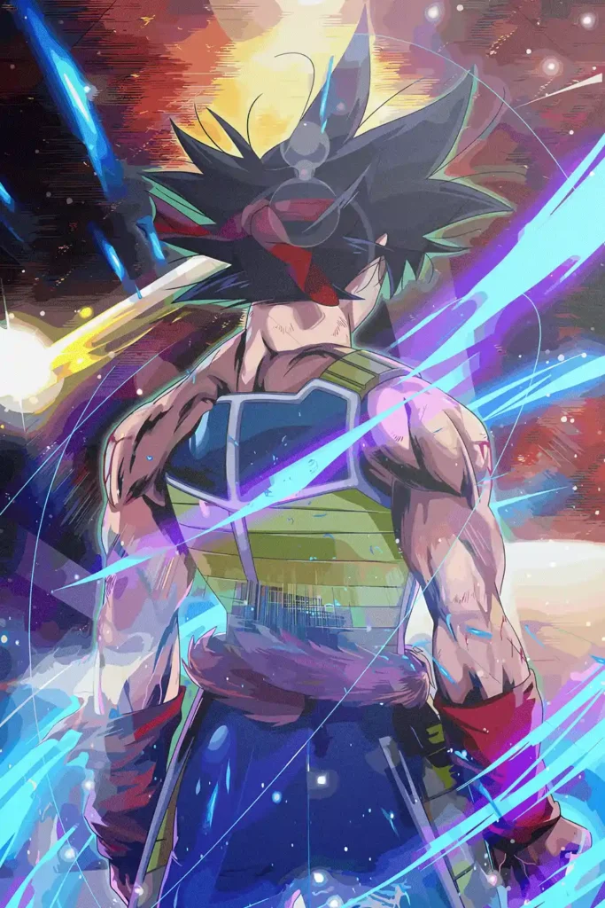 Bardock Dragon Ball Original Image High Quality Metal Poster