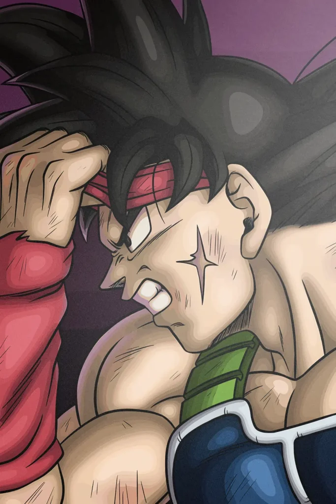 Bardock Dragon Ball Original Image High Quality Printed Metal Poster