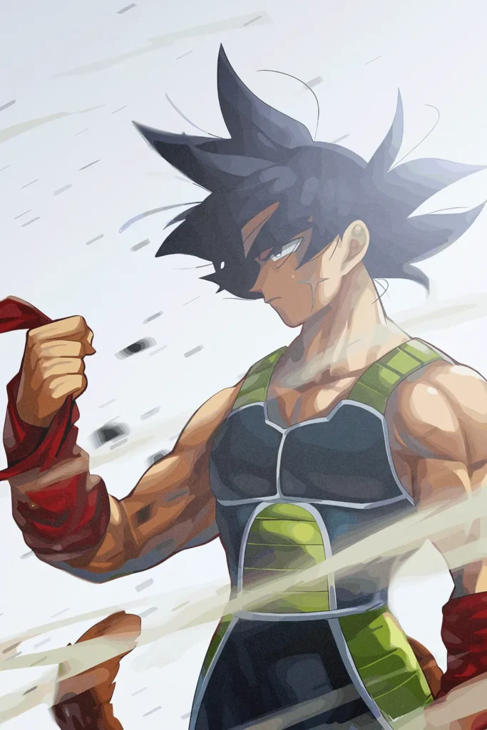 Bardock Dragon Ball Original Image High Quality Printed Metal Wall Art