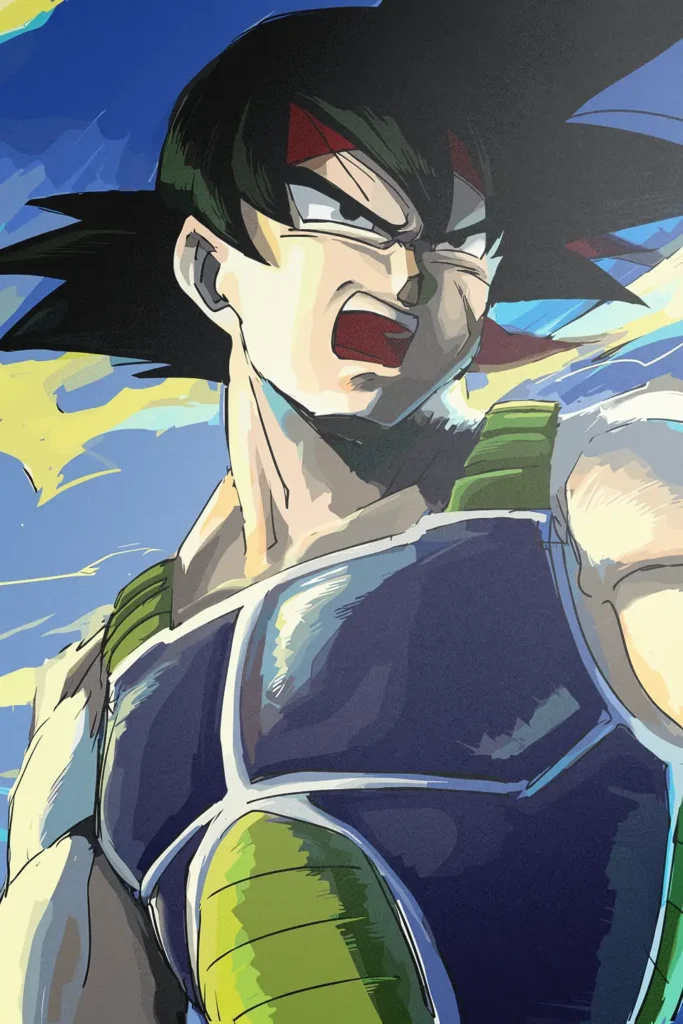Bardock Dragon Ball Original Image Metal Print Wall Art