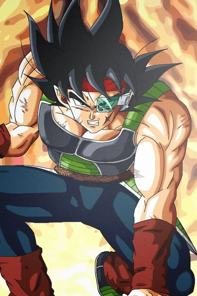 Bardock Dragon Ball Original Image Metal Wall Art Poster