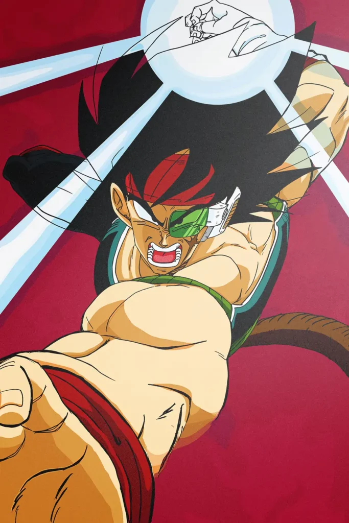 Bardock Dragon Ball Original Image Outstanding Metal Wall Poster