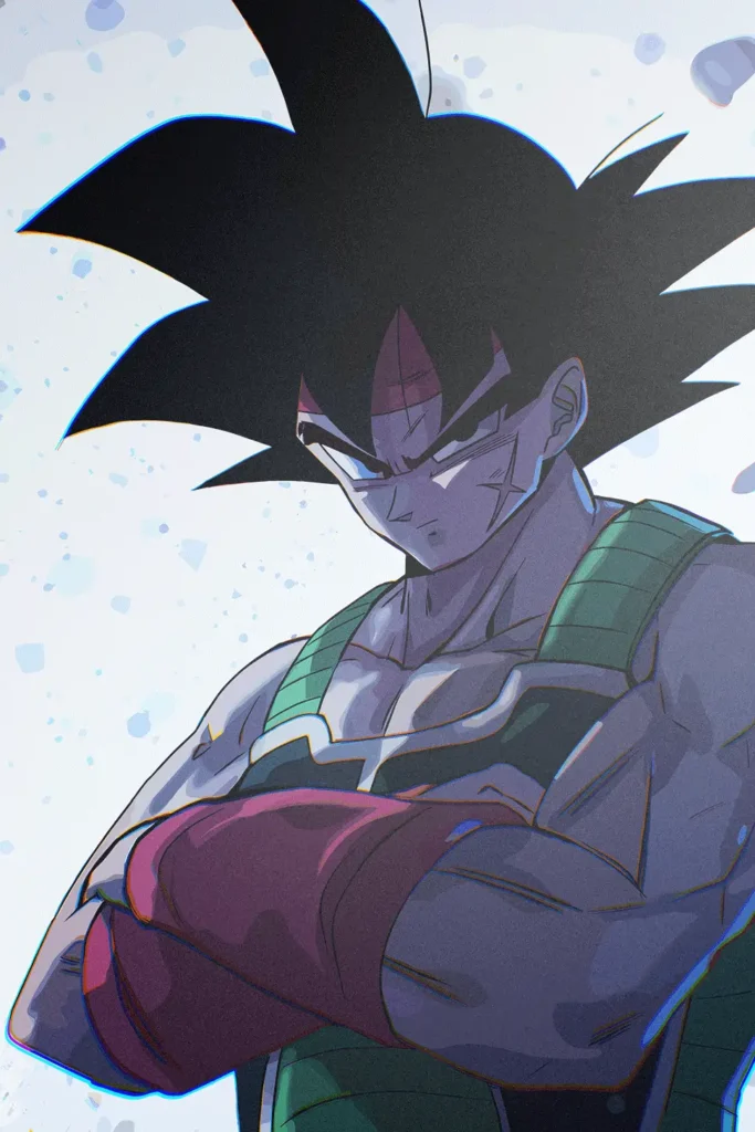 Bardock Dragon Ball Original Image Premium Aluminium Metal Wall Art