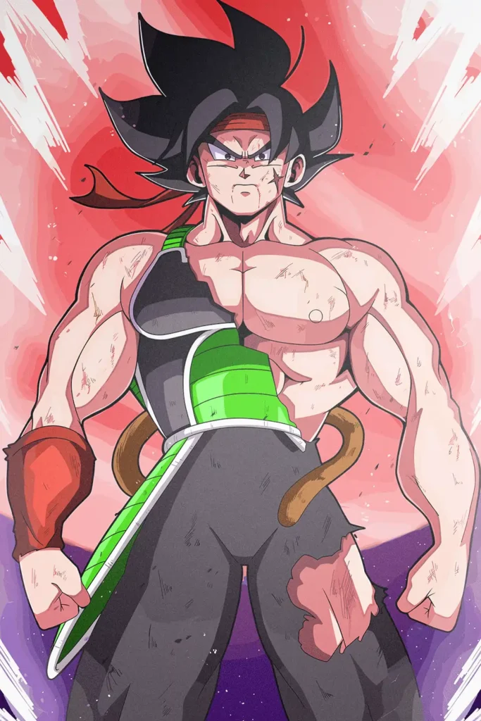 Bardock Dragon Ball Original Image Premium Metal Poster