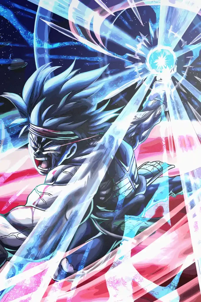 Bardock Dragon Ball Original Image Printed Metal Poster