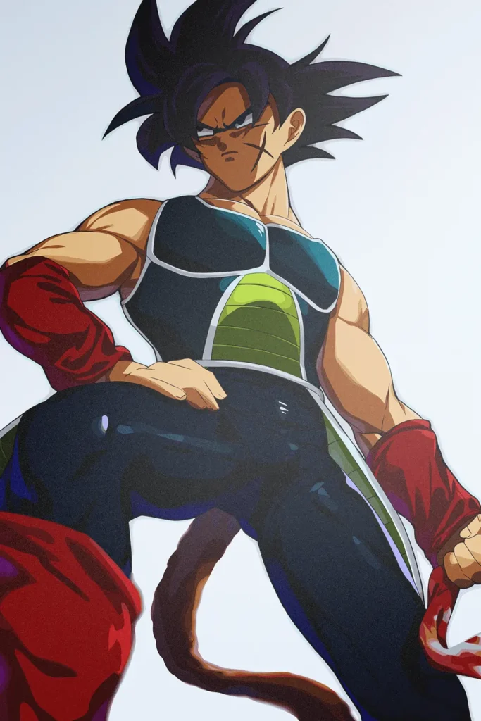 Bardock Dragon Ball Original Image Printed Metal Wall Art