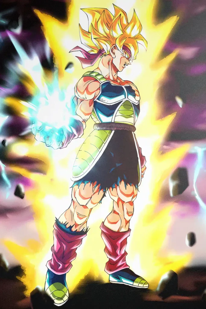 Bardock Super Saiyan Dragon Ball Original Image Exclusive Metal Poster