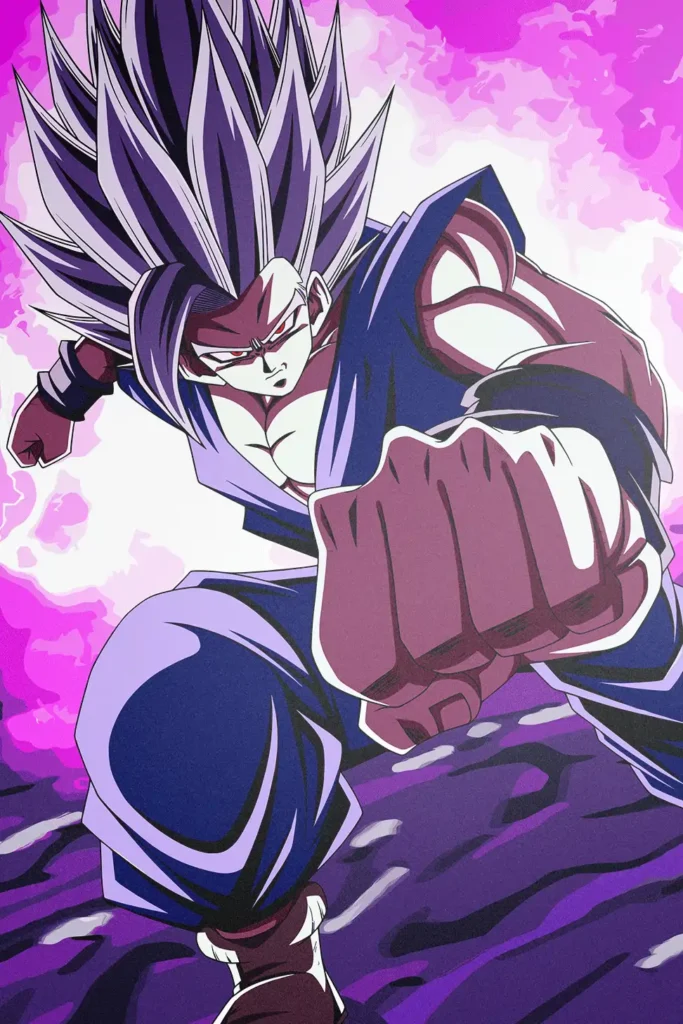 Beast Gohan Dragon Ball Original Image Bespoke Metal Poster