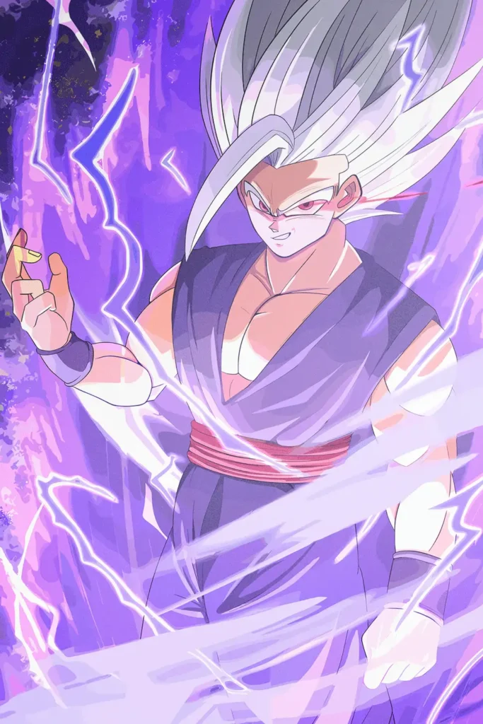 Beast Gohan Dragon Ball Original Image Bespoke Metal Print Poster