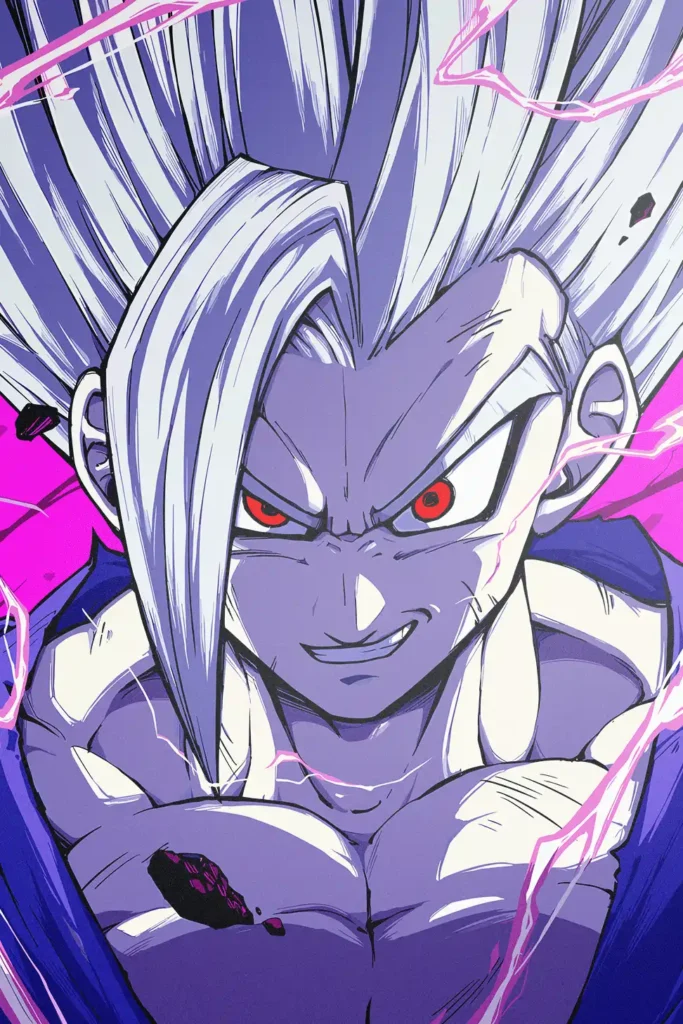 Beast Gohan Dragon Ball Original Image Bespoke Metal Wall Art Poster