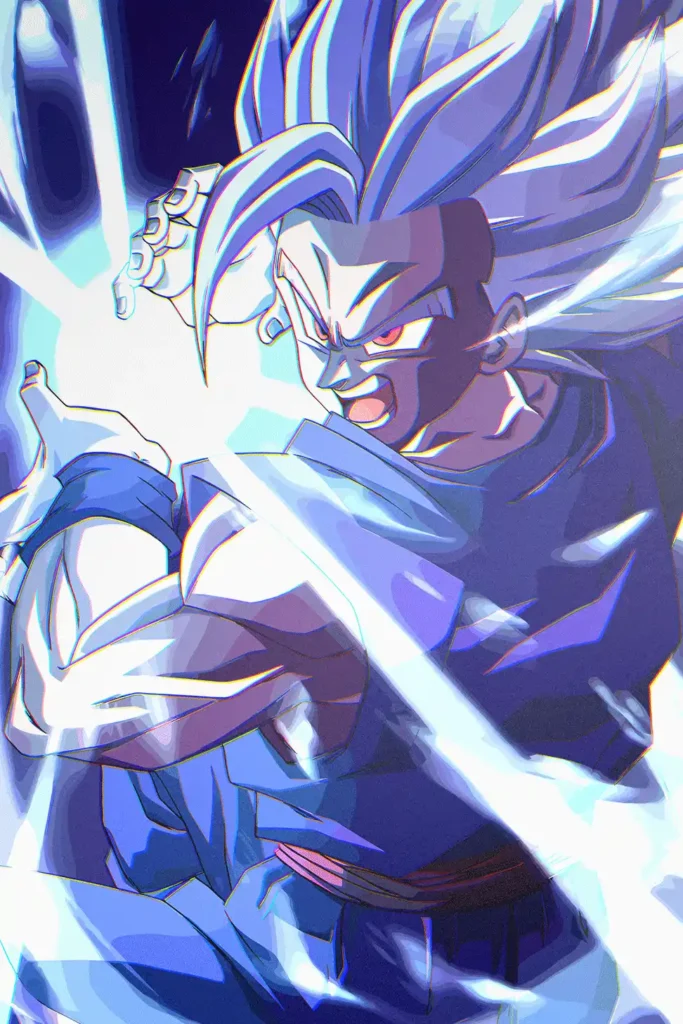 Beast Gohan Dragon Ball Original Image Deluxe Printed Metal Wall Art