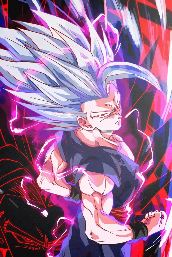 Beast Gohan Dragon Ball Original Image Exclusive Metal Print