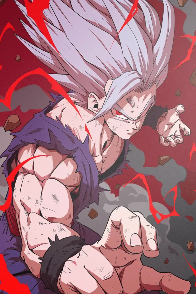Beast Gohan Dragon Ball Original Image Exquisite Metal Wall Art Poster