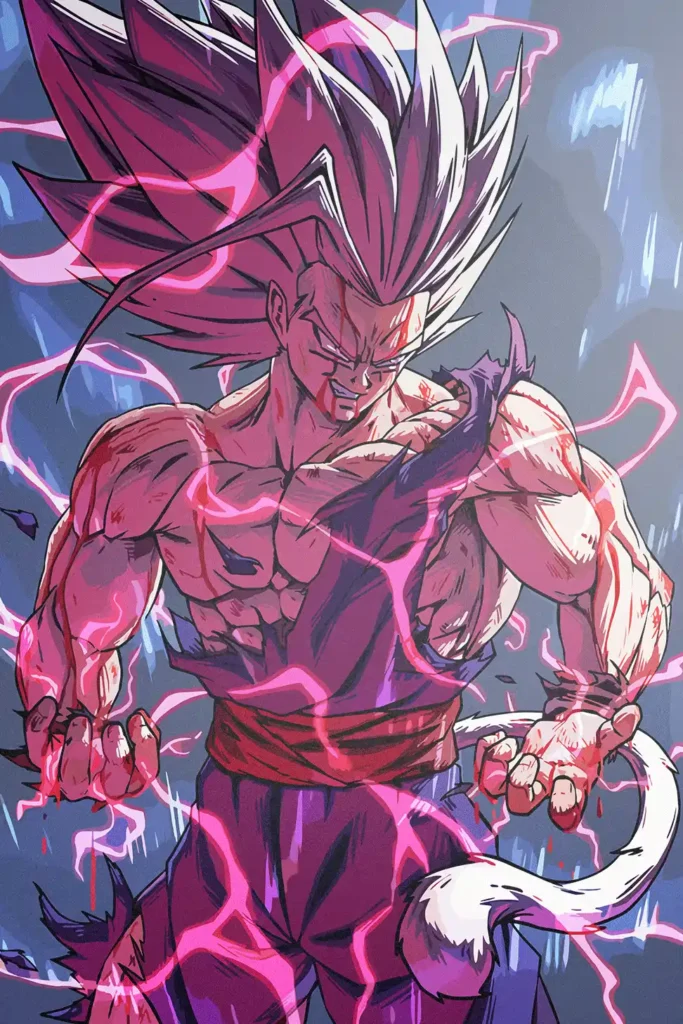 Beast Gohan Dragon Ball Original Image Exquisite Printed Metal Poster