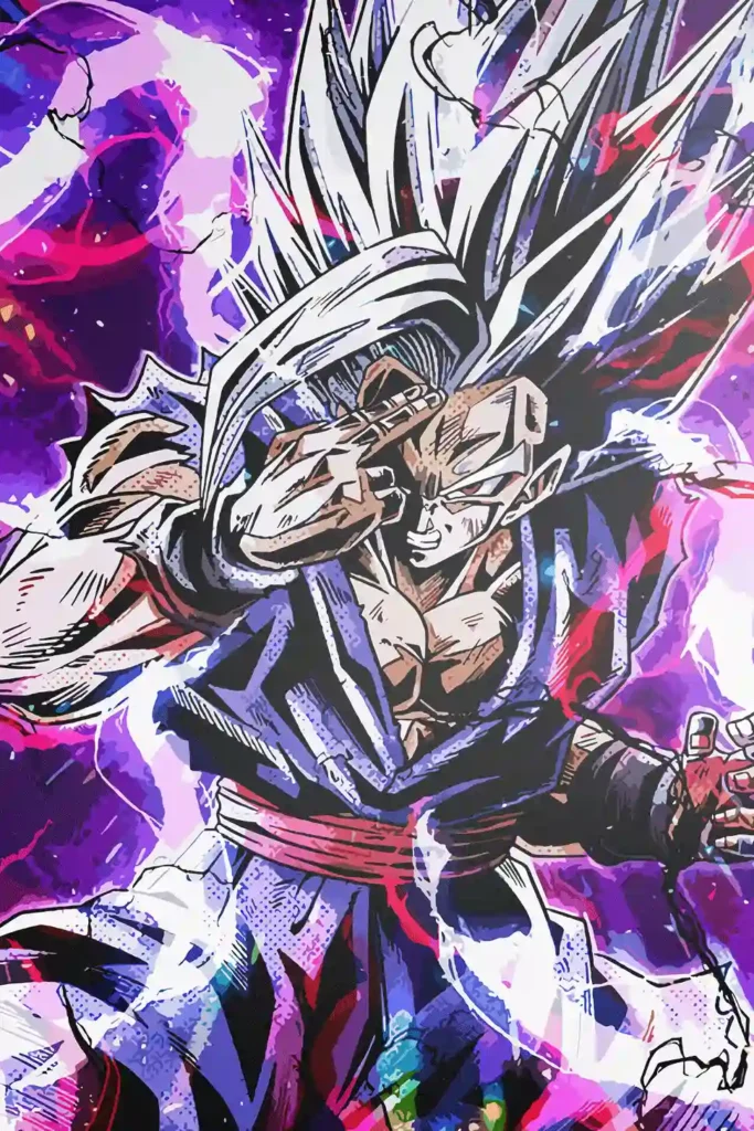 Beast Gohan Dragon Ball Original Image Exquisite Printed Metal Wall Art