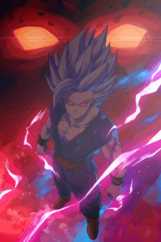 Beast Gohan Dragon Ball Original Image High Quality Metal Print