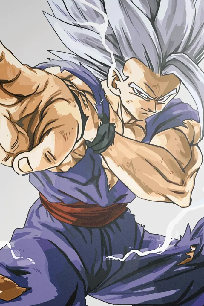 Beast Gohan Dragon Ball Original Image High Quality Printed Metal Poster