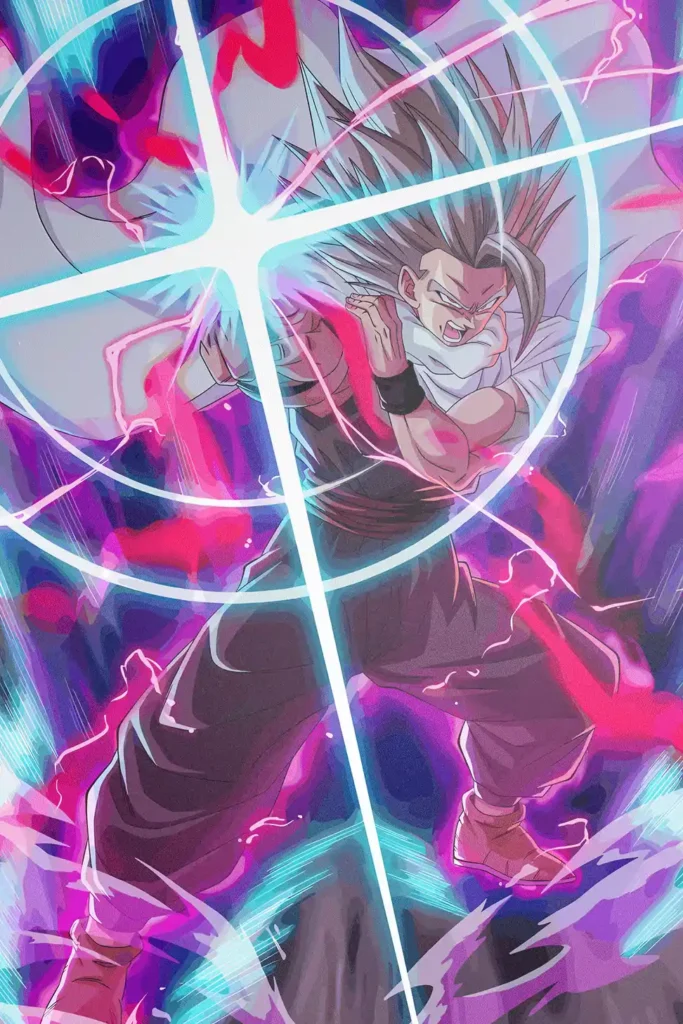 Beast Gohan Dragon Ball Original Image Outstanding Printed Metal Poster