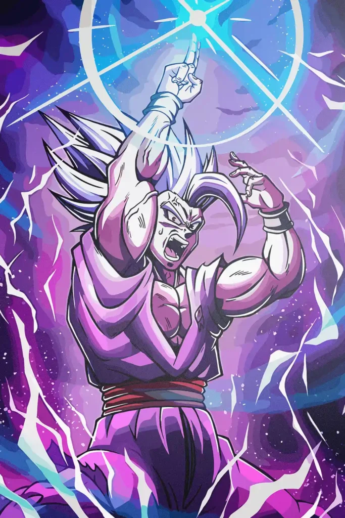 Beast Gohan Dragon Ball Original Image Premium Aluminium Metal Wall Art